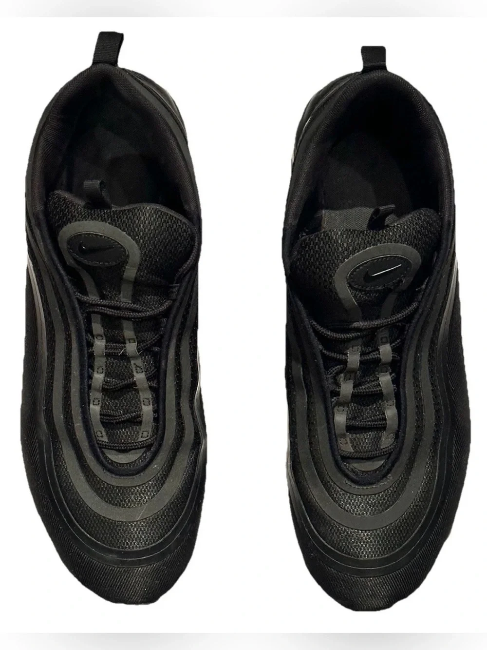 NIKE AIRMAX 97 MENS 14 TRIPLE BLACK ULTRA 17 ALL BLACK ON BLACK 918356-002